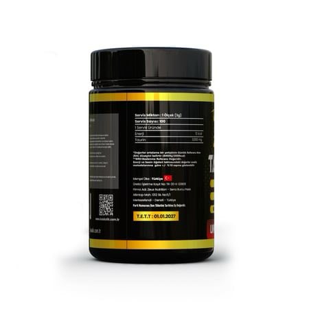 Zeus Nutrition Taurine Powder 300 Gr