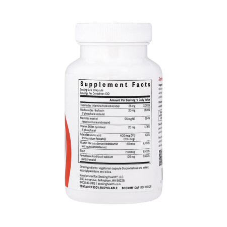Seeking Health, Complejo de vitaminas B MF, 100 cápsulas