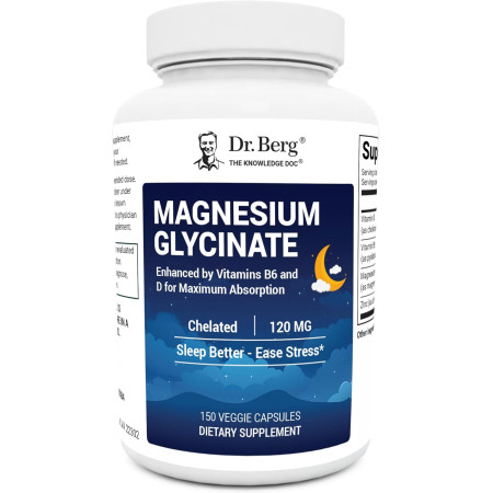 Dr.Berg Magnesium Glycinate with Naturally Sourced Vitamin D3 150 kapsül