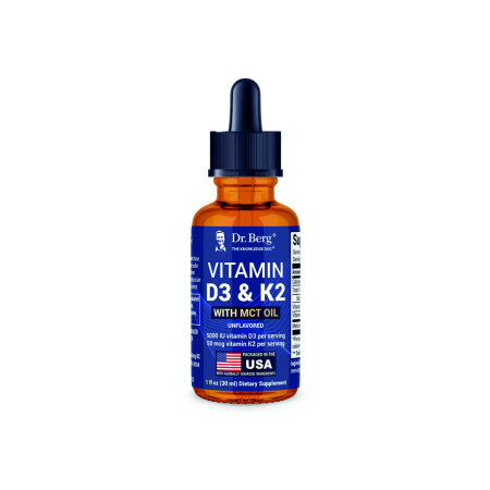 DR.BERG Vitamin D3 and K2 Liquid 30 Ml