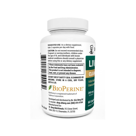DR.BERG Liver Cleanse Detox 60 Vegetable Capsules