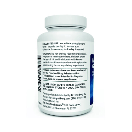DR.BERG Magnesium Glycinate Vitamin D3 90 Caps.