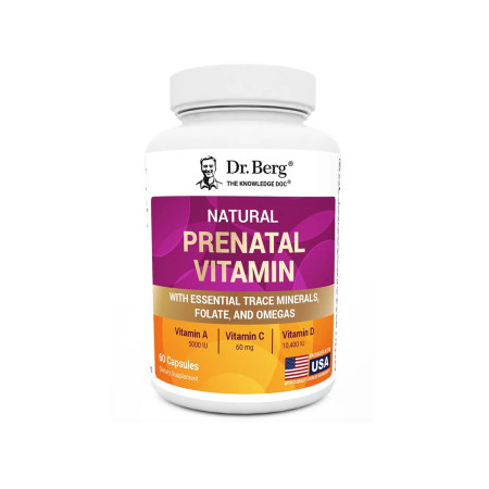 DR.BERG Natural Prenatal Vitamin 60 Kapsül