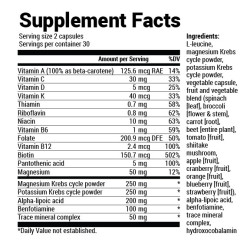 Whole Food Multivitamin with Minerals  60 Capsules