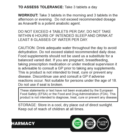 Powerock Anavar 100 Tablet