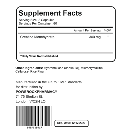 Powerock Citrus Bergamot 60 Kapsül