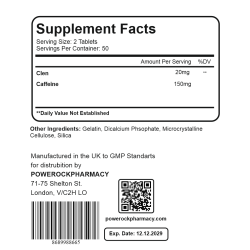 Powerock Clenbeturol 20mg 100 Tablet