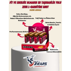 Zeus Nutrition L-carnitine 3000 24x25ml Adet Yağ Yakıcı